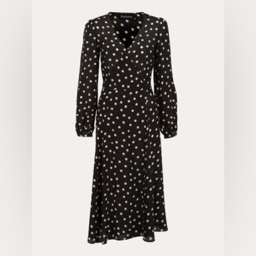 Realisation Par Violette Silk Wrap Dress